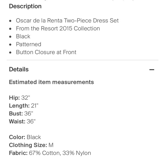 NWT Oscar de la Renta set - Picture 5 of 5